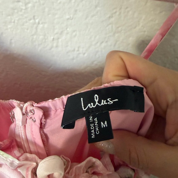 Lulu's Pink Ruffle Dress - Picture 4 of 4